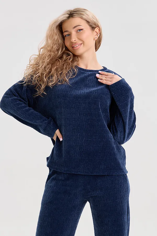 Костюм с брюками 37001 НАТАЛИ, синий - фото 2