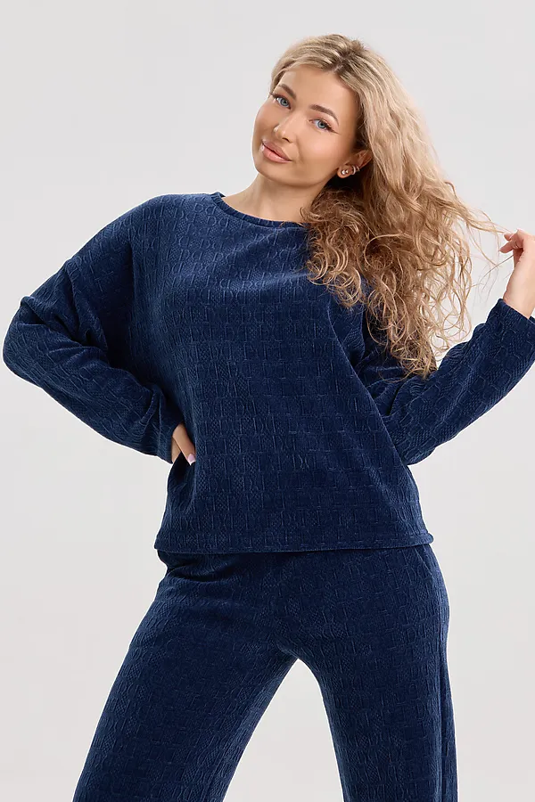 Костюм с брюками 37001 НАТАЛИ, синий - фото 2