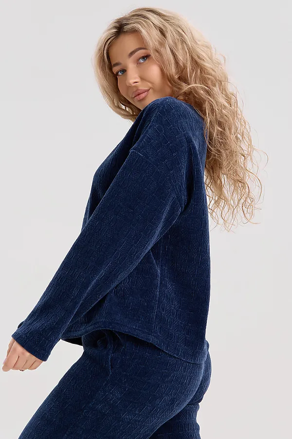 Костюм с брюками 37001 НАТАЛИ, синий - фото 2