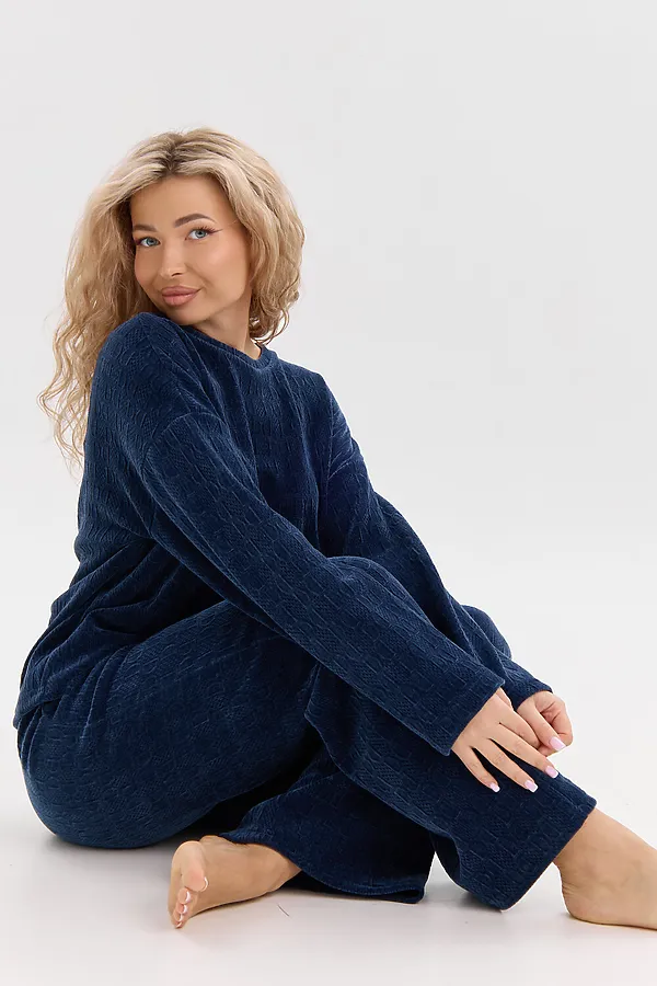 Костюм с брюками 37001 НАТАЛИ, синий - фото 2