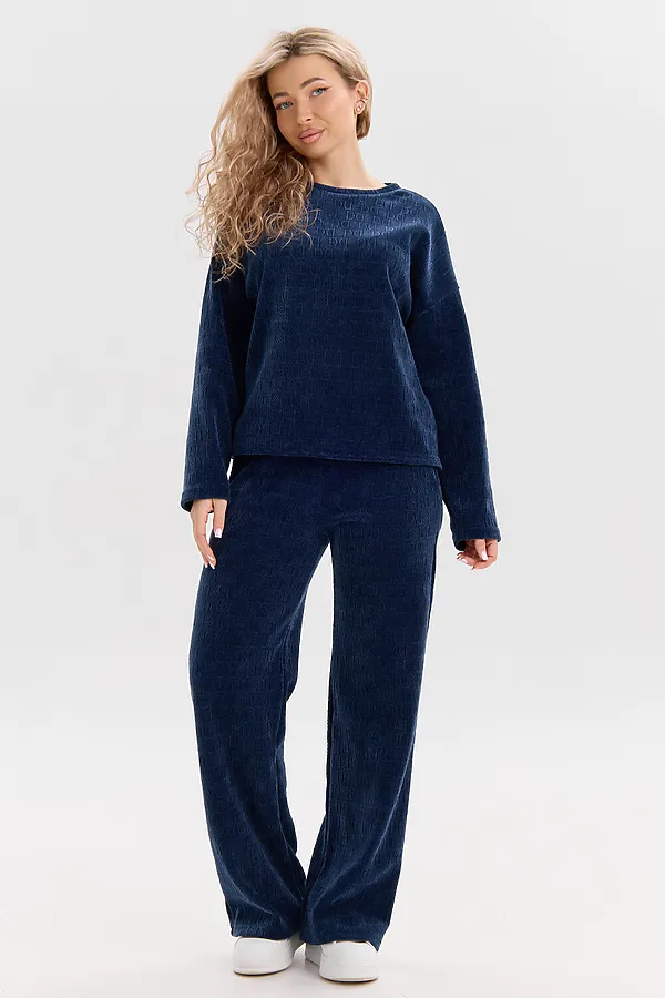 Костюм с брюками 37001 НАТАЛИ, синий - фото 2