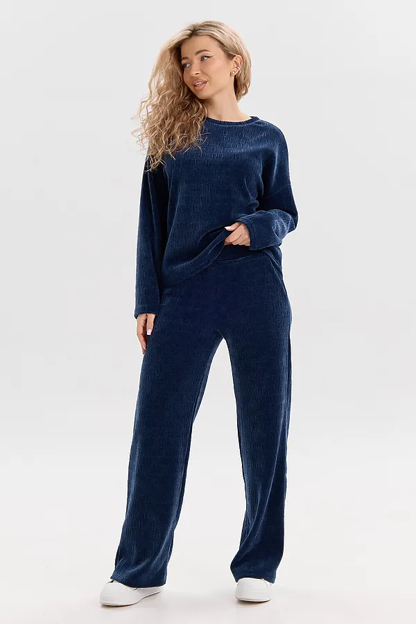 Костюм с брюками 37001 НАТАЛИ, синий - фото 2