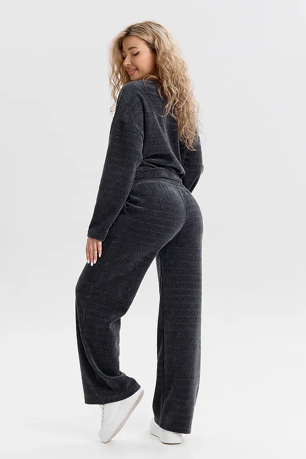 Костюм с брюками 37001 НАТАЛИ, графит - фото 2