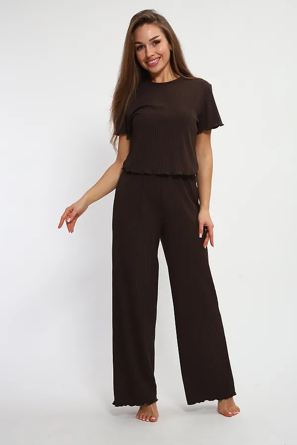 Костюм с брюками 85557 НАТАЛИ, шоколадный - фото 2