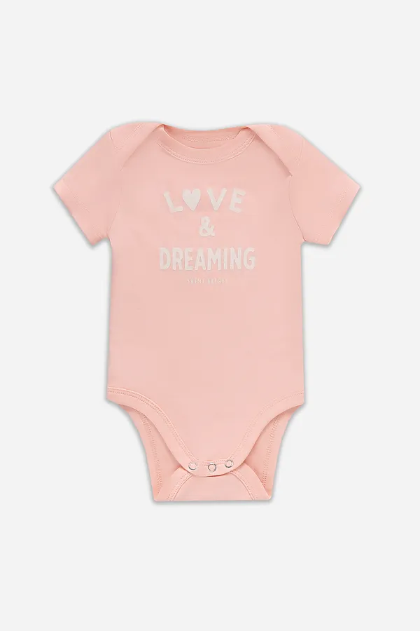 Боди детское (2шт.) MARK FORMELLE, розовый +печать - фото 2