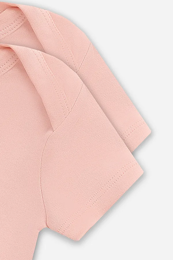 Боди детское (2шт.) MARK FORMELLE, розовый +печать - фото 2