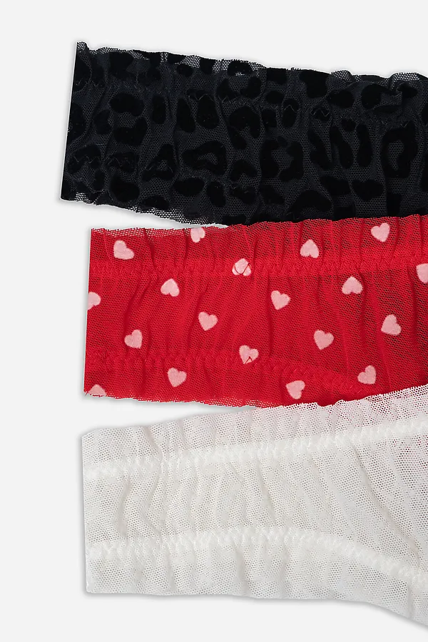 Трусы женские (3шт.) MARK FORMELLE, узор на молочном - фото 2