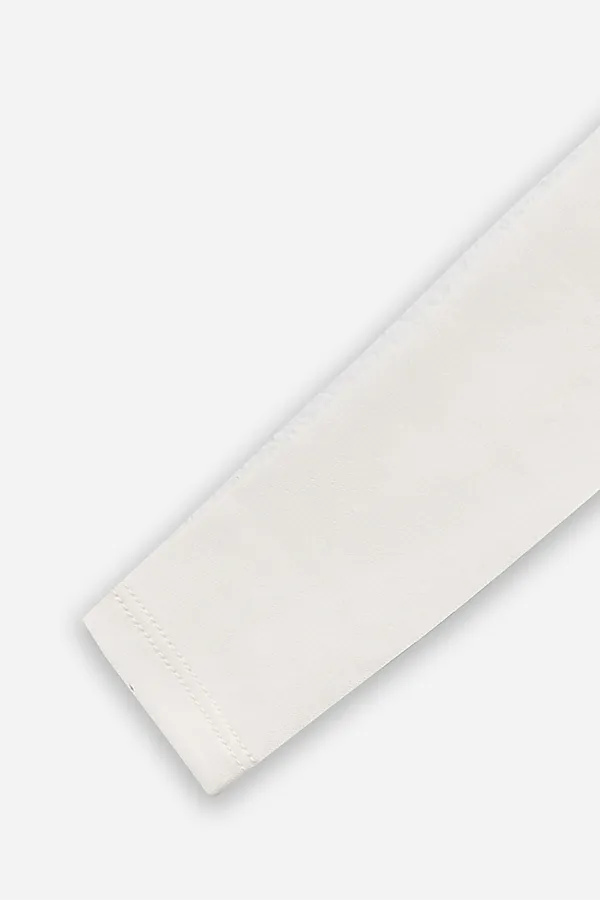 Комплект детский (боди, ползунки) MARK FORMELLE, молочный +серебристо -розовый +печать - фото 2