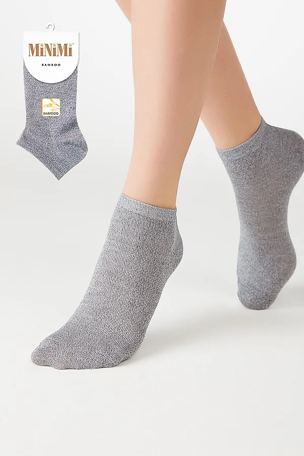 Носки MINIMI, grigio melange (серый) - фото 2