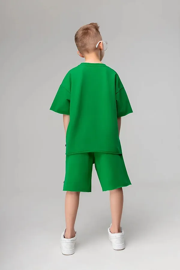 Костюм (Футболка+Шорты) BODO, зеленый - фото 2