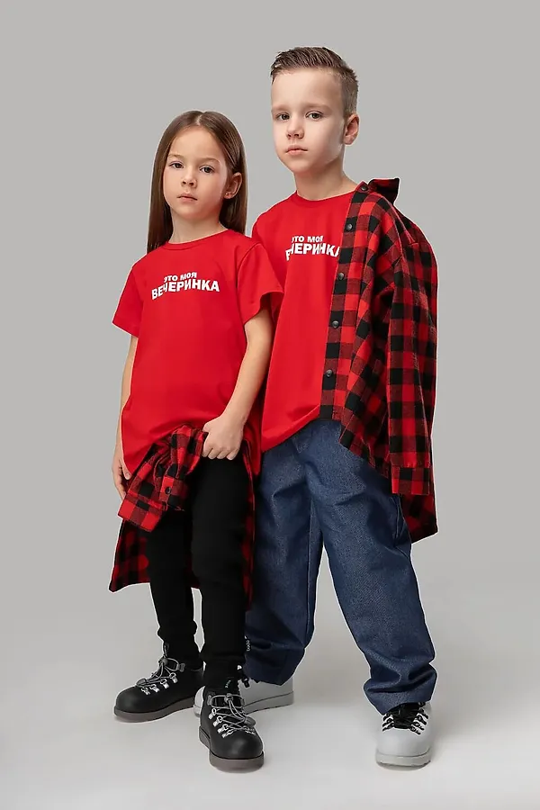 Футболка BODO-S, красный (белый) - фото 2