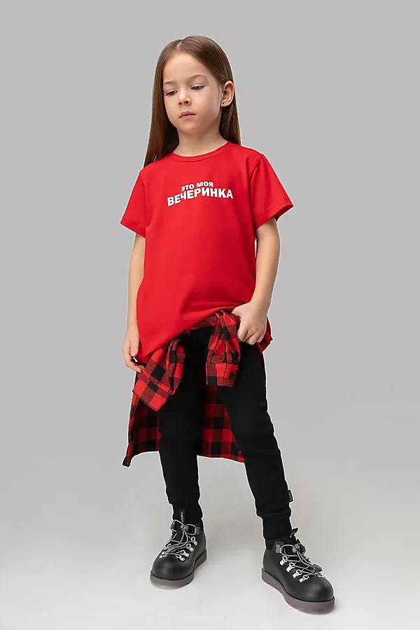 Футболка BODO-S, красный (белый) - фото 2