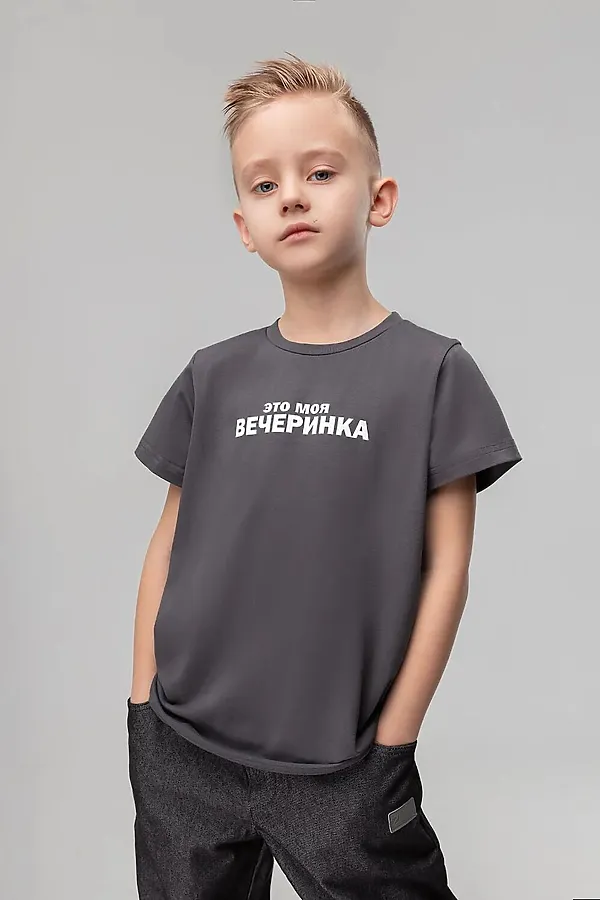 Футболка BODO-S, темно-серый - фото 2