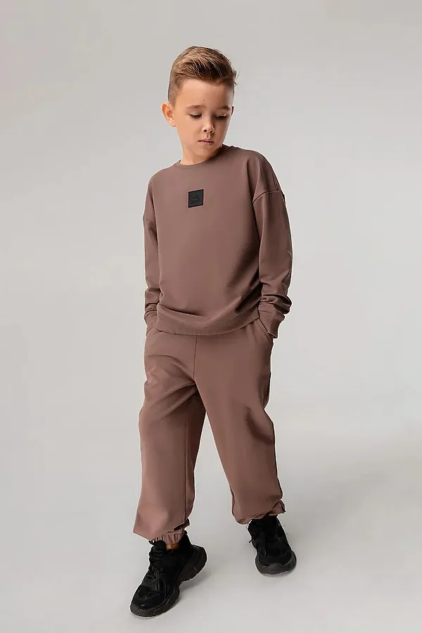 Комплект (Свитшот+Брюки) BODO, какао - фото 2