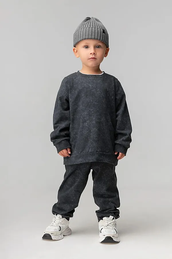 Комплект (Свитшот+Брюки) BODO, темно-серый - фото 2