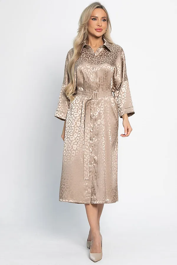 Платье Сьюзен LADY TAIGA, капучино - фото 2