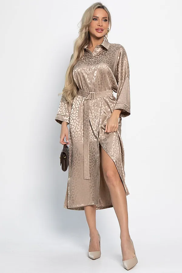 Платье Сьюзен LADY TAIGA, капучино - фото 2