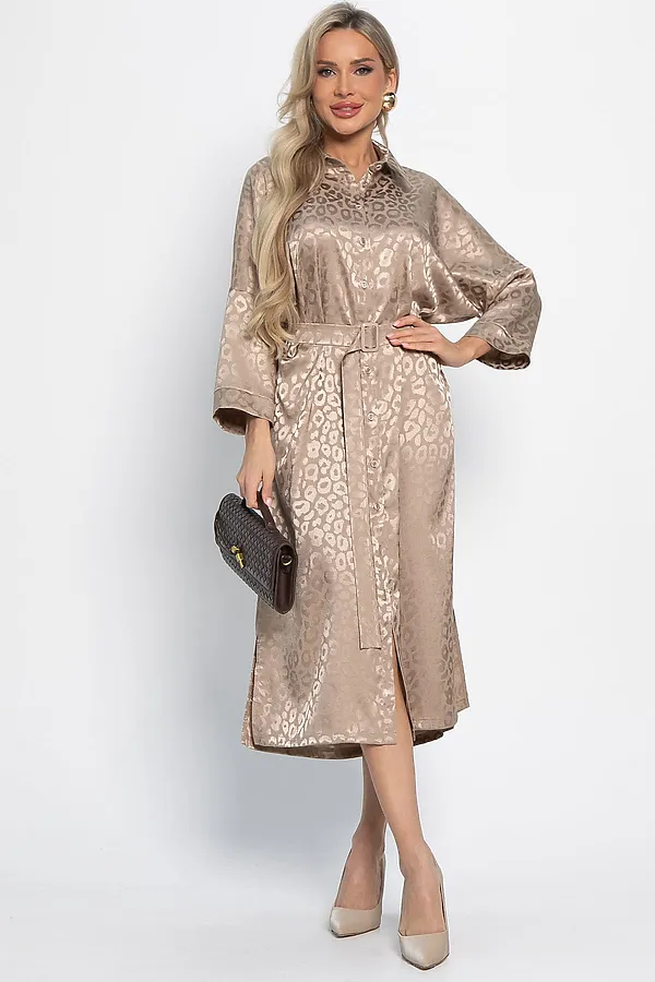 Платье Сьюзен LADY TAIGA, капучино - фото 2