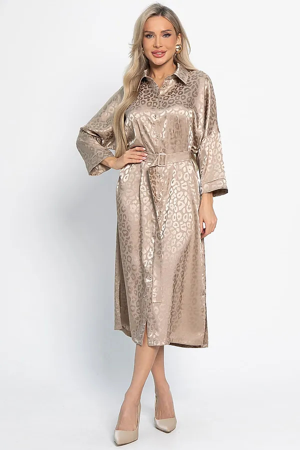 Платье Сьюзен LADY TAIGA, капучино - фото 2