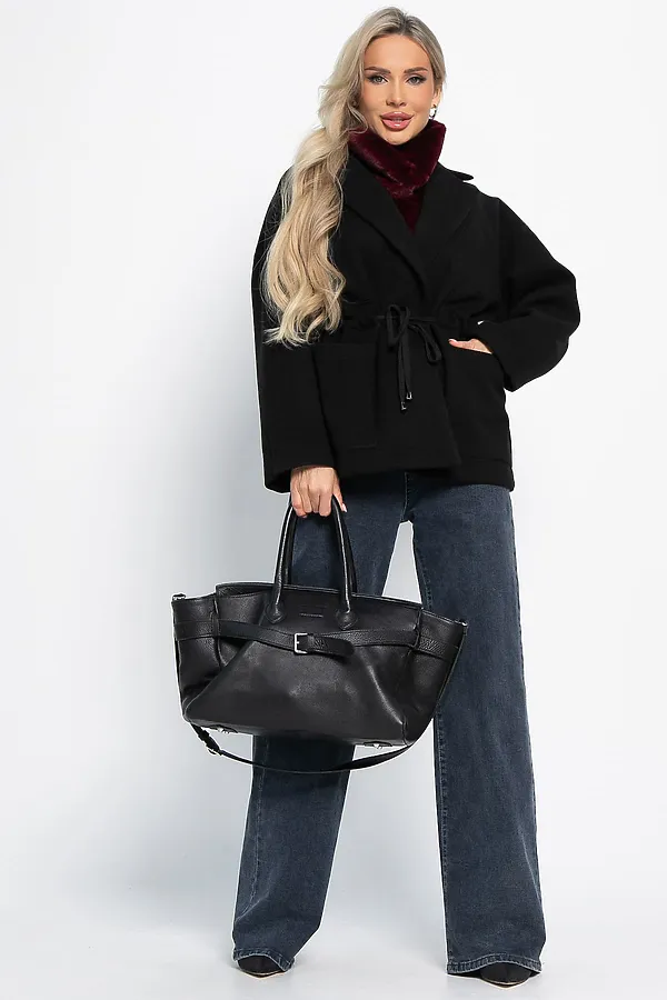 Пальто-пиджак LADY TAIGA, черный - фото 2