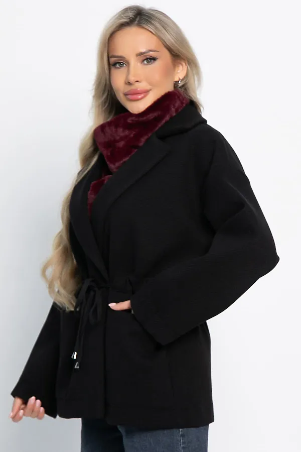 Пальто-пиджак LADY TAIGA, черный - фото 2