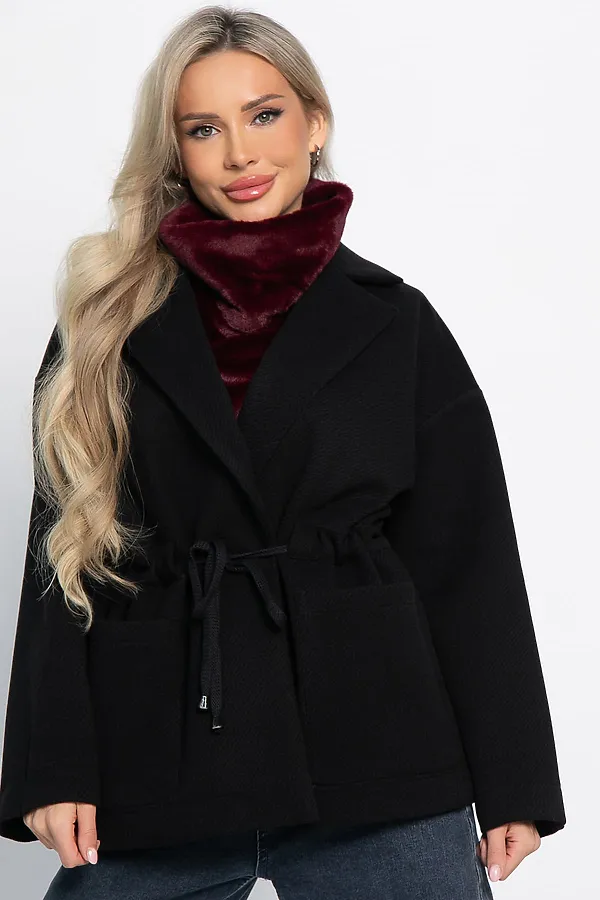 Пальто-пиджак LADY TAIGA, черный - фото 2