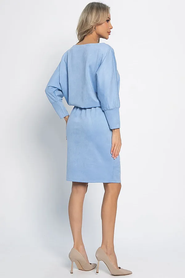 Платье LADY TAIGA, пыльно-голубое - фото 2