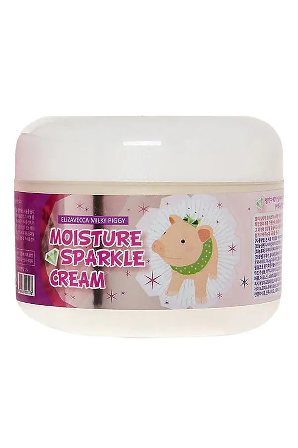 Elizavecca Крем для лица увлажняющий с эффектом сияния / Milky Piggy Moisture Sparkle Cream, 100 мл KRISTALLER, - - фото 2