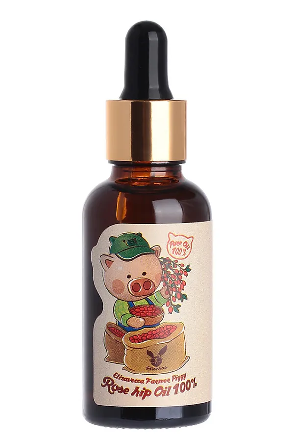 Elizavecca Масло шиповника для лица и тела / Farmer Piggy Rosehip Oil 100%, 30 мл KRISTALLER, - - фото 2