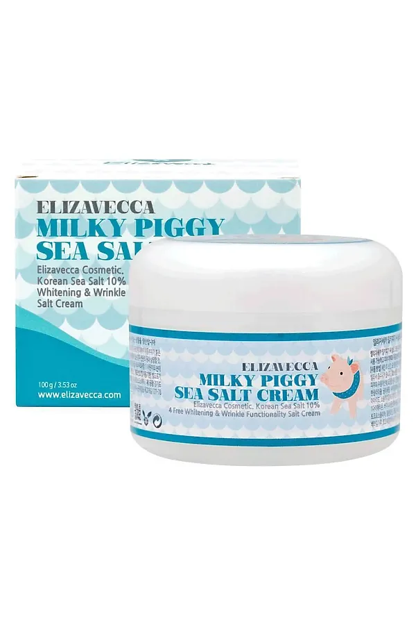 Elizavecca Омолаживающий крем с морской солью / Milky Piggy Sea Salt Cream, 100 мл KRISTALLER, - - фото 2