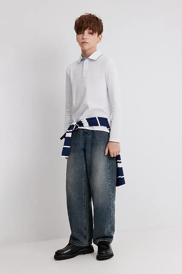 Сорочка-поло верхняя ACOOLA, белый - фото 2