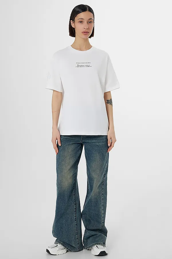 Футболка женская MARK FORMELLE, белый +печать21 - фото 2