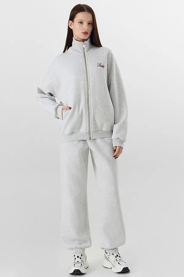 Толстовка женская MARK FORMELLE, серый меланж 4306-а - фото 2