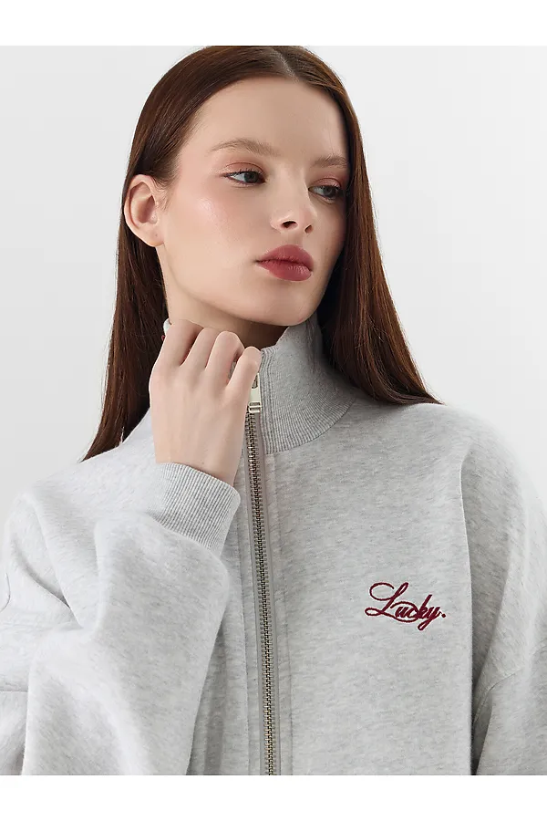 Толстовка женская MARK FORMELLE, серый меланж 4306-а - фото 2