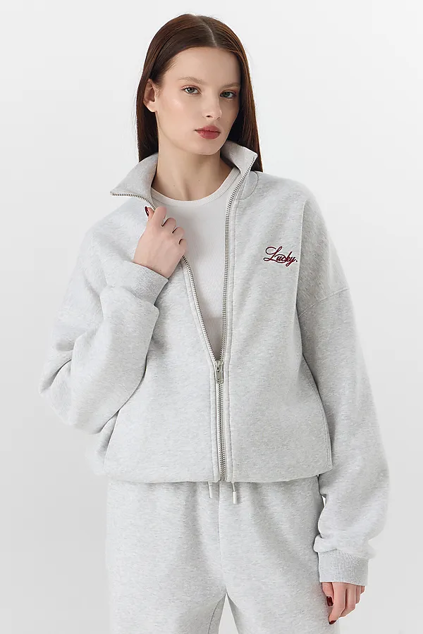 Толстовка женская MARK FORMELLE, серый меланж 4306-а - фото 2