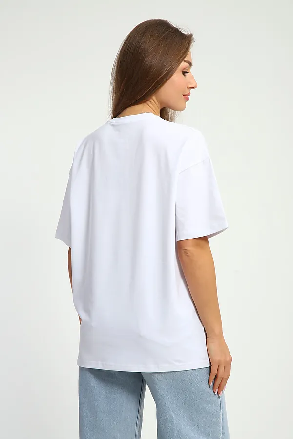 Футболка оверсайз 26012 НАТАЛИ, белый - фото 2