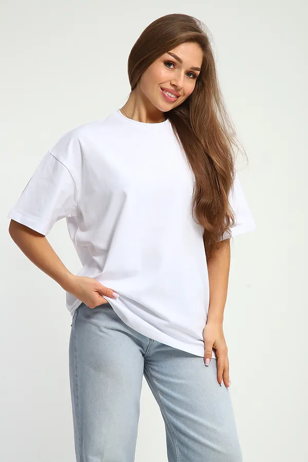 Футболка оверсайз 26012 НАТАЛИ, белый - фото 2