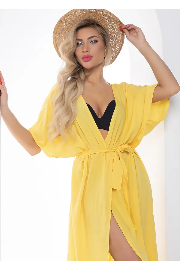 Парео Пляжный сезон LADY TAIGA, желтое - фото 2