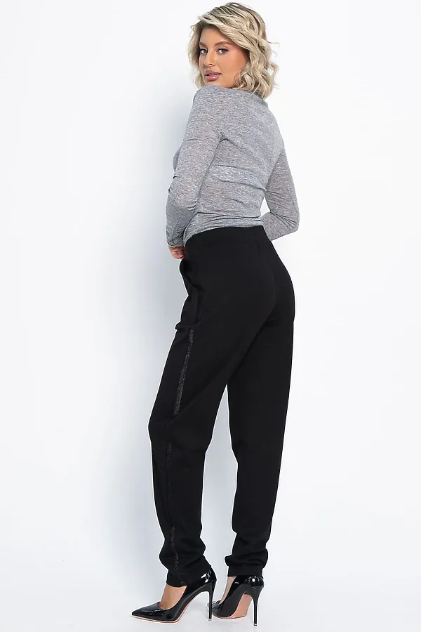 Брюки трикотажные Броуди LADY TAIGA, черные - фото 2