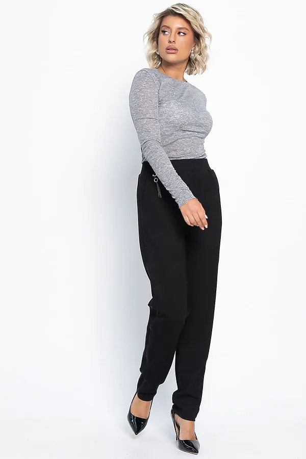 Брюки трикотажные Броуди LADY TAIGA, черные - фото 2