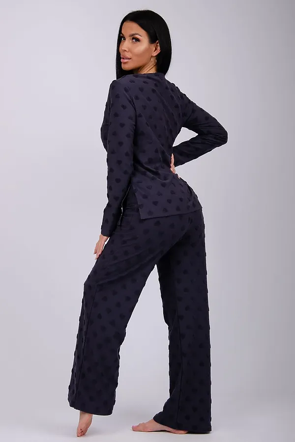 Пижама с брюками Лёгкость НАТАЛИ, графит - фото 2