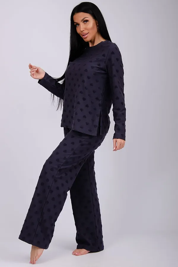 Пижама с брюками Лёгкость НАТАЛИ, графит - фото 2