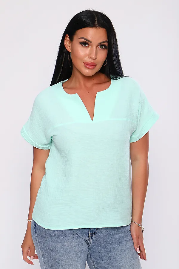 Футболка 32743 НАТАЛИ, ментол - фото 2