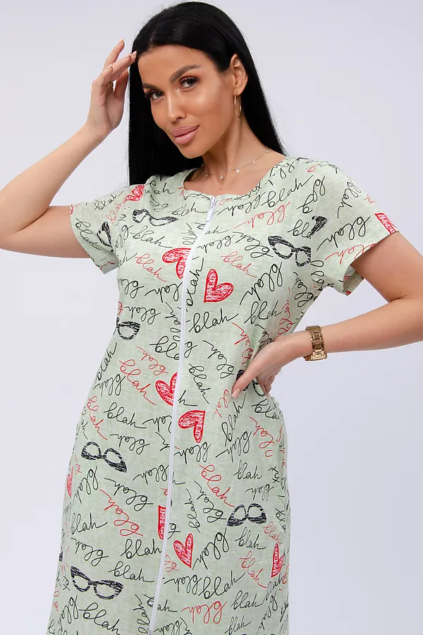 Халат Красотка НАТАЛИ, надписи - фото 2