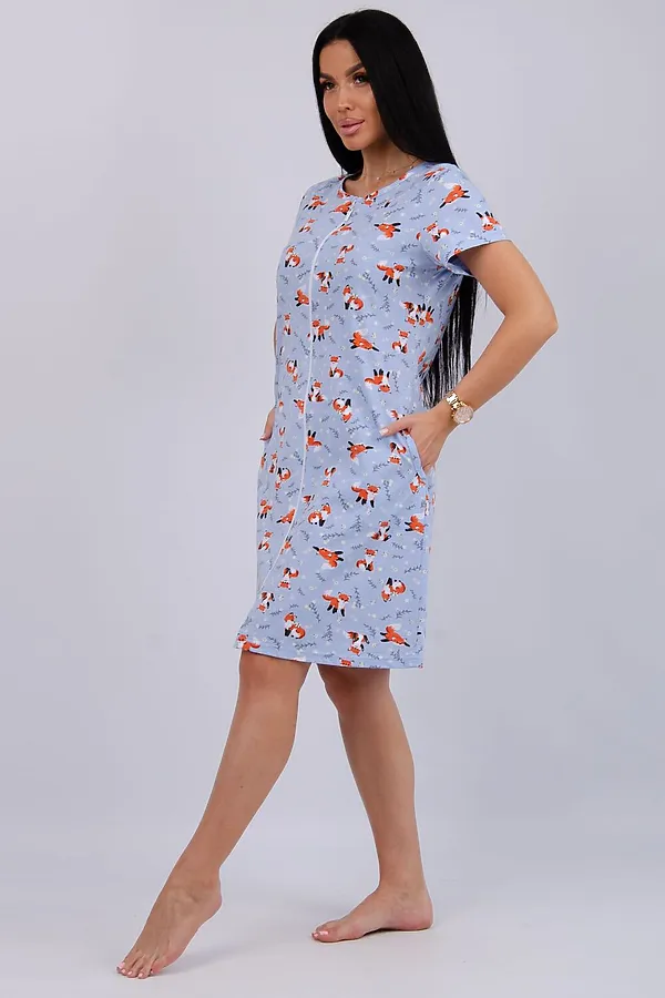 Халат Красотка НАТАЛИ, лисы - фото 2