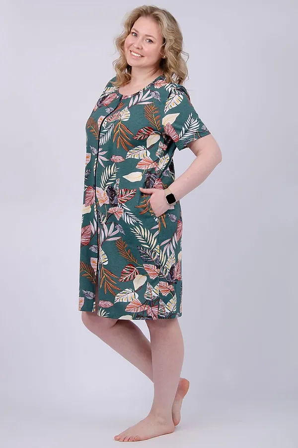 Халат Рената НАТАЛИ, тропики - фото 2