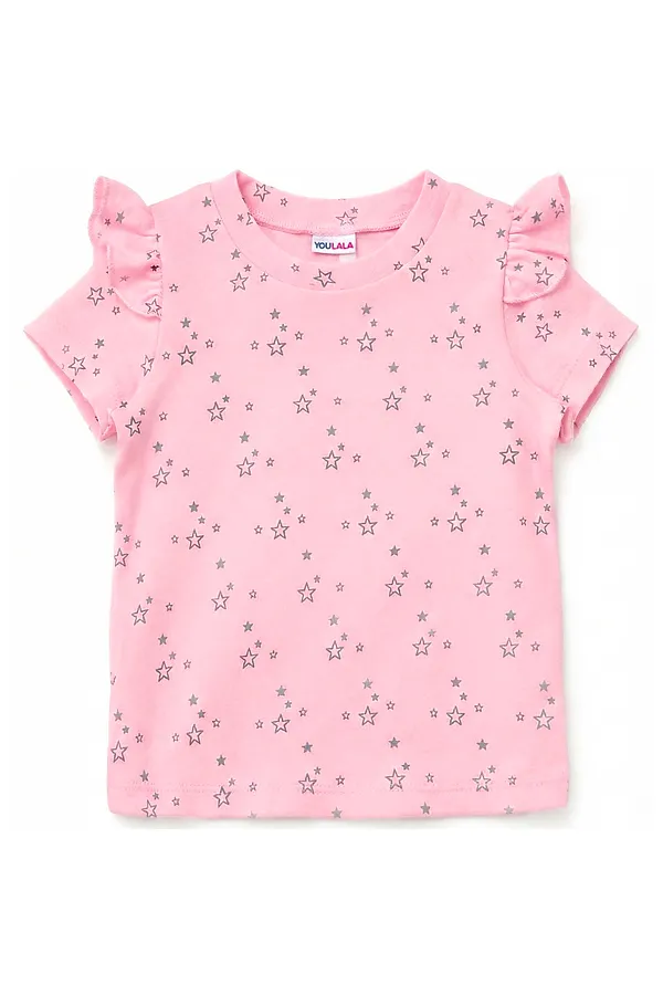 Футболка интерлок YOULALA, розовый - фото 2