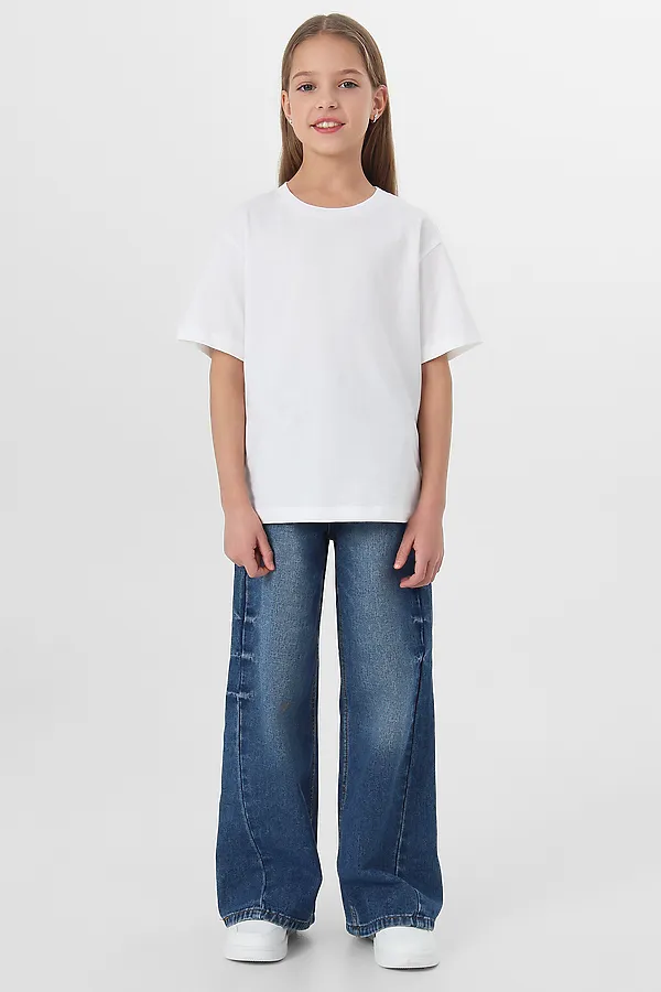 Футболка для девочек MARK FORMELLE, белый - фото 2