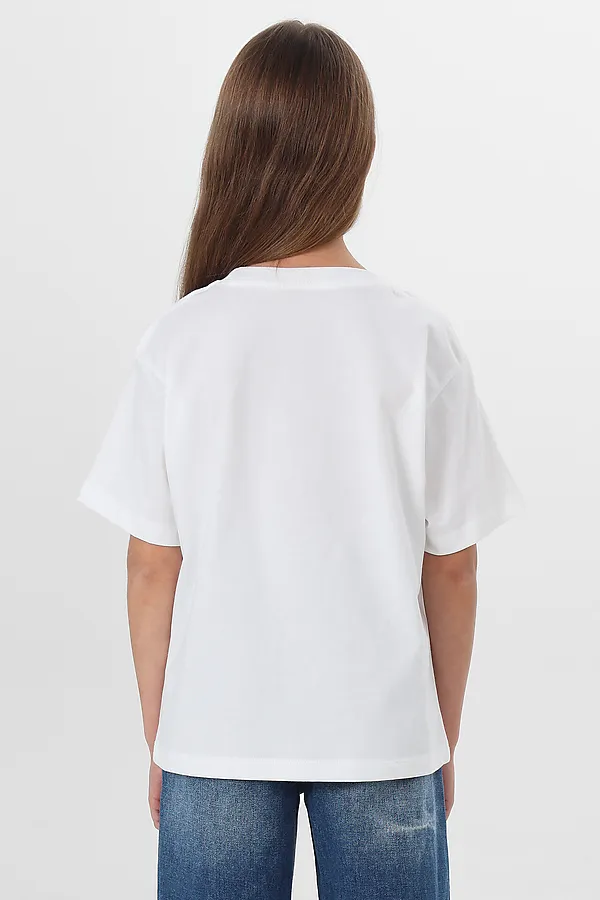Футболка для девочек MARK FORMELLE, белый - фото 2
