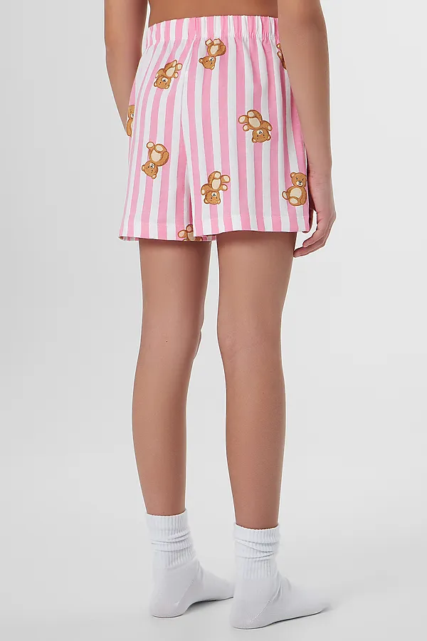 Комплект для девочек (рубашка, шорты) MARK FORMELLE, медведи на полоске - фото 2
